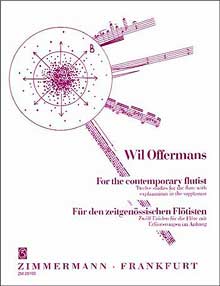 The etude book For the Contemporary Flutist by Wil Offermans
